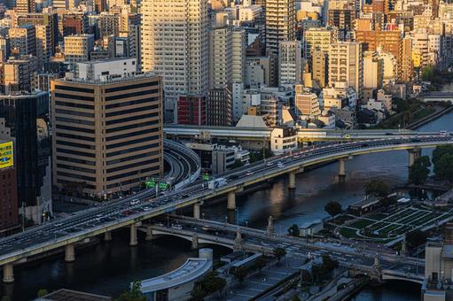 都市景観 都市景観 ステーションワン,淀屋橋,大阪の写真素材