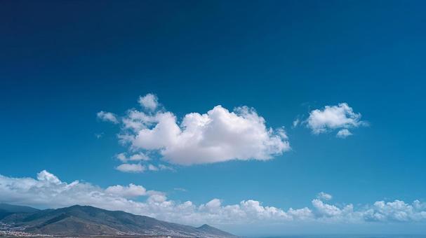 島の美しい空の写真