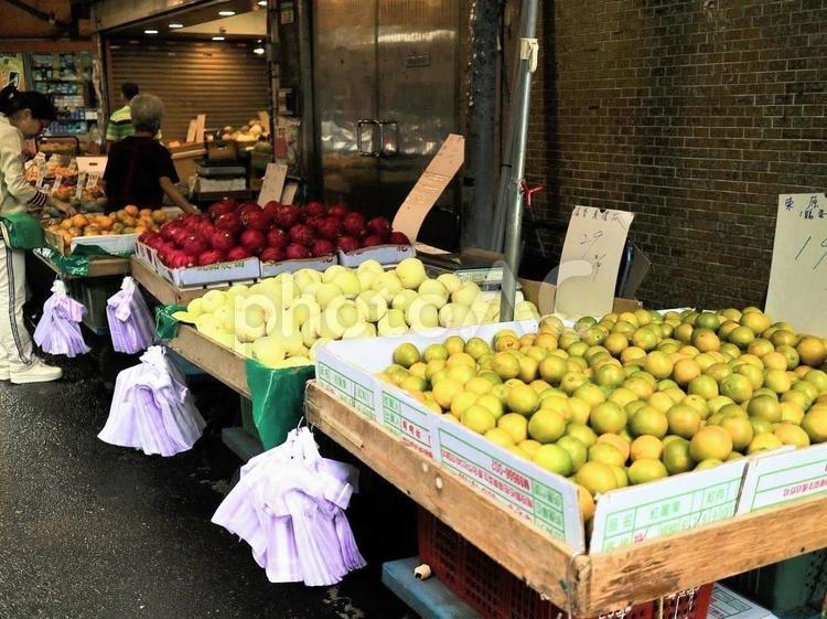 台湾の青果店 台湾,アジアン,アジアの写真素材