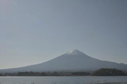 大石公園からの富士山の写真