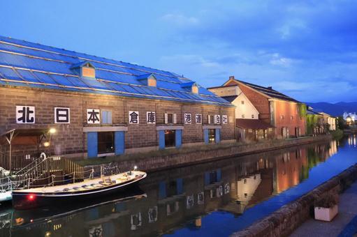 小樽運河 小樽運河 運河,旅,倉庫の写真素材