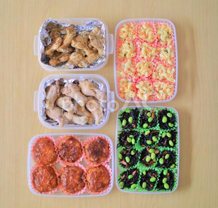 作り置きおかず 作り置き,おかず,お弁当の写真素材