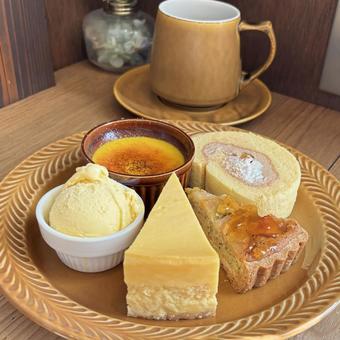 デザート盛り合わせ スイーツ,ケーキ,栗の写真素材