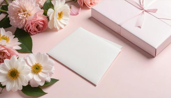 シンプルなプレゼントボックス シンプルなプレゼントボックスの写真