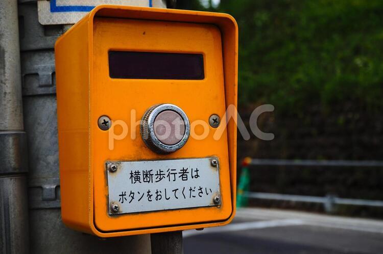 信号・歩行者用押しボタン 歩行者用,ボタン,押しボタンの写真素材
