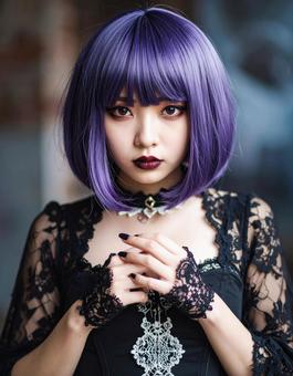 地雷系女子・憂鬱なむらさきさんは見つめる 地雷系女子・憂鬱なむらさきさんは見つめるの写真