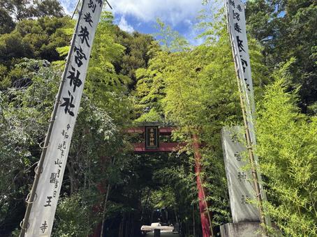 Kinomiya Shrine., to the palace shrine, shizuoka prefecture atami city, atami power spot, JPG