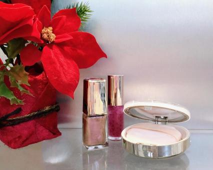 コスメのクリスマスプレゼント クリスマス,クリスマスプレゼント,コスメの写真素材