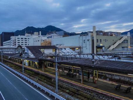 【広島県】JR呉駅 jr呉駅,呉駅,呉市の写真素材