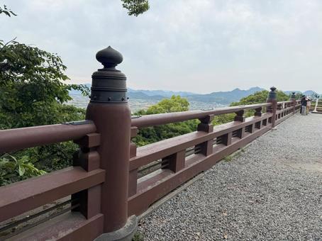 金刀比羅宮の欄干 金刀比羅宮の欄干 金刀比羅宮,神社,讃岐富士の写真素材