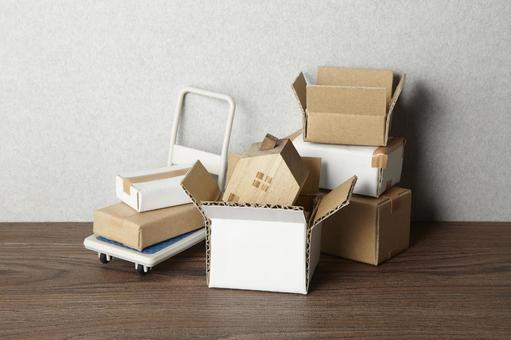 引越し　後片付け　コンセプトイメージ 引越し,後片付け,荷物の写真素材