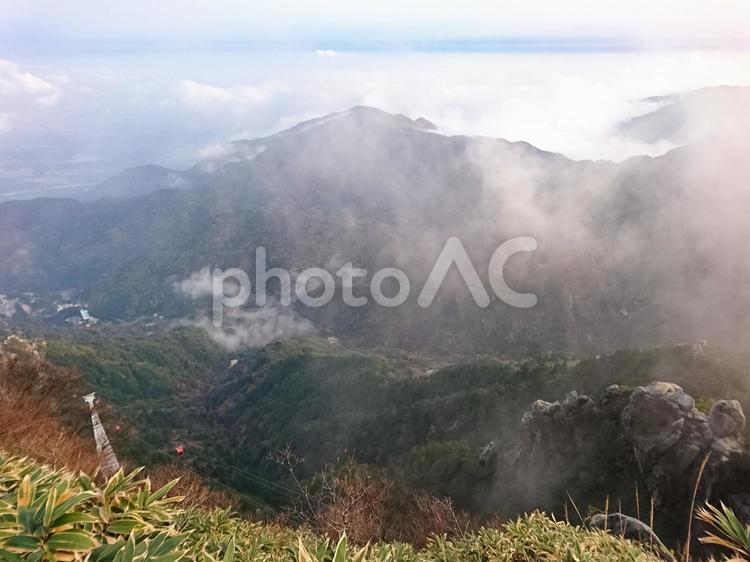 御在所岳　見晴台からの景色 御在所岳,見晴台,三重県の写真素材