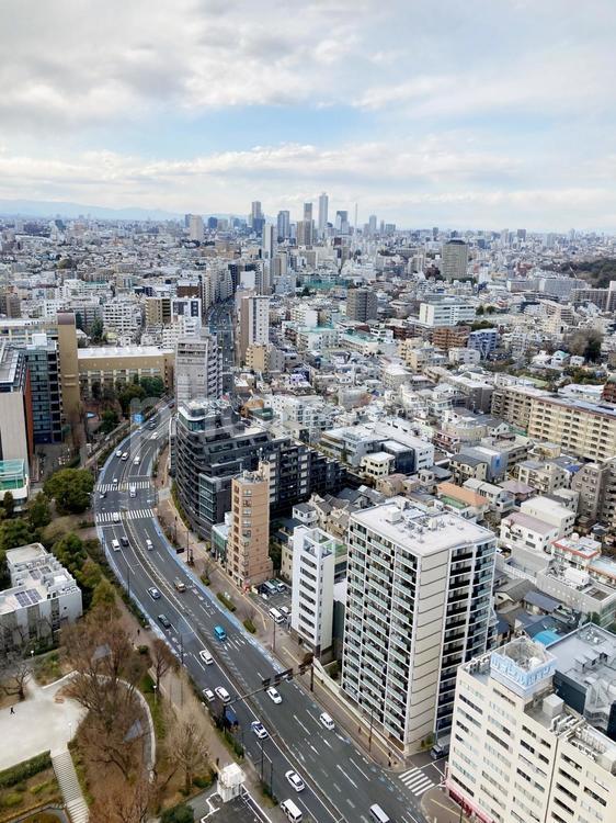 東京風景・文京区春日 文京区,春日,文京シビックセンターの写真素材