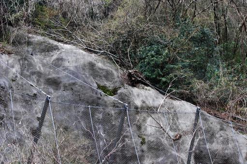 落石防護網② 落石防護網②の写真