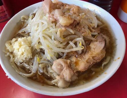 二郎系ラーメン 二郎系ラーメン,二郎系インスパイア,二郎系の写真素材