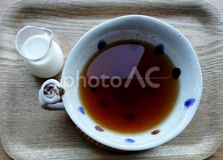 【生姜ミルクティー】しょうが茶 しょうが,生姜,生姜茶の写真素材