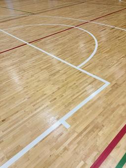体育館の床 04 体育館,スポーツ施設,フロアの写真素材