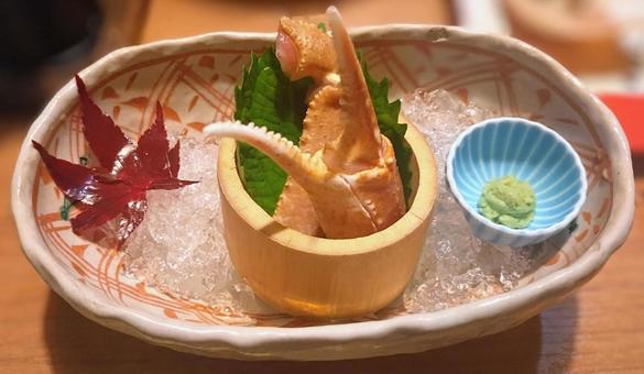 かに刺身 かに刺身 カニ刺身,かに,蟹の写真素材