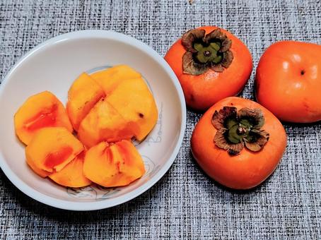 柿 柿,果物,デザートの写真素材