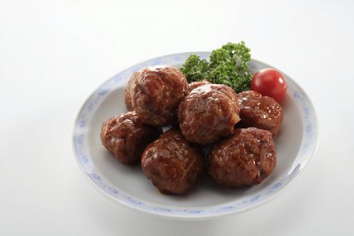 肉だんご 肉だんご,肉団子,ミートボールの写真素材