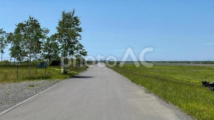 北海道の風景　12987 北海道の風景,北海道,春の写真素材
