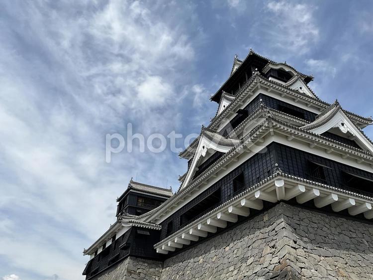 熊本城　天守閣 熊本城,熊本県,九州の写真素材