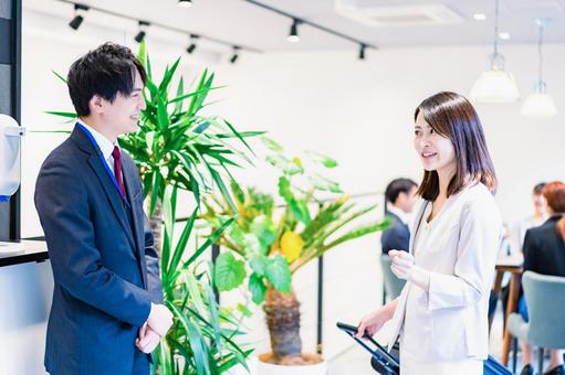 ライフスタイル ライフスタイル 支配人,受付,クロークの写真素材