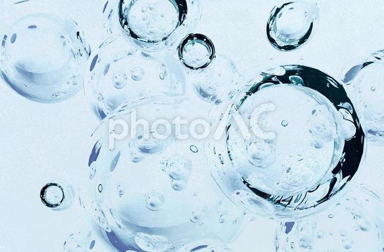 化粧品の気泡・分子構造イメージ 化粧品,コスメ,コスメティックの写真素材
