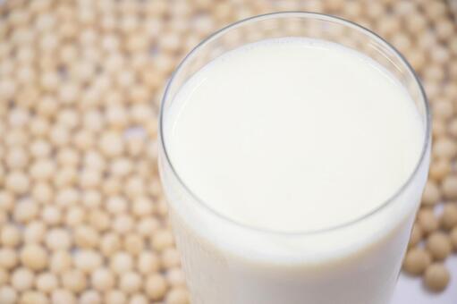 豆乳 豆乳,大豆,健康の写真素材