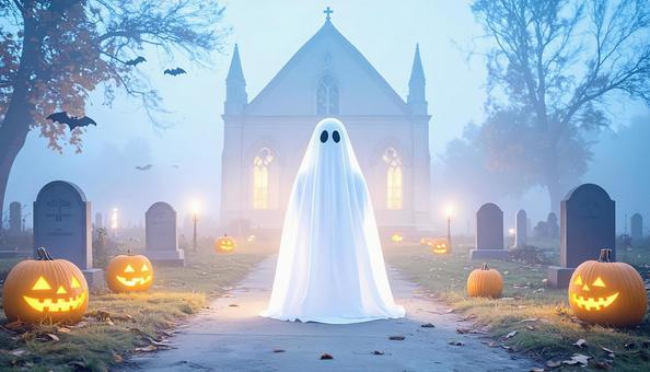 ハロウィンのおばけ ハロウィンのおばけの写真