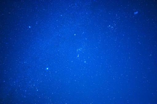 冬の大三角 星空,星座,冬の大三角の写真素材