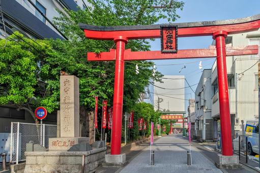 Photo, ota-ku, anamori inari shrine, approach, 