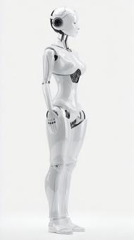 人工知能を搭載したロボットの美しさ 人工知能を搭載したロボットの美しさの写真