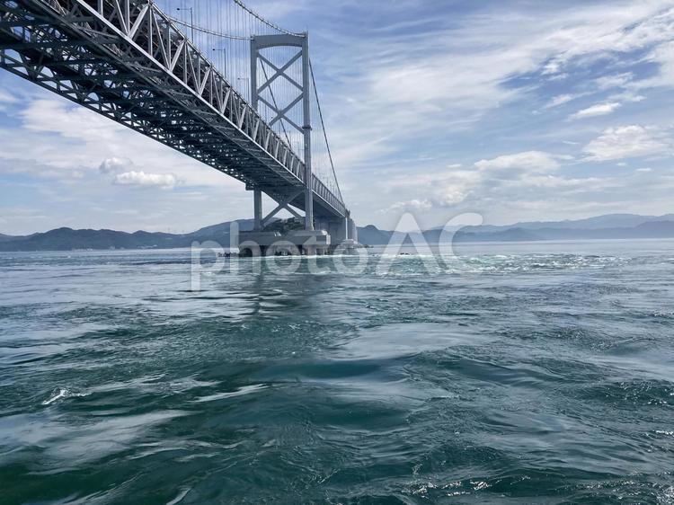 瀬戸大橋 瀬戸大橋,渦潮,橋の写真素材