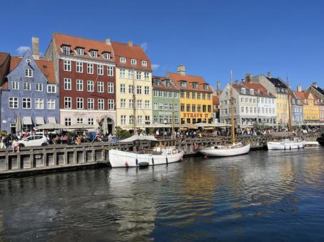 ニューハウン ニューハウン,コペンハーゲン,デンマークの写真素材