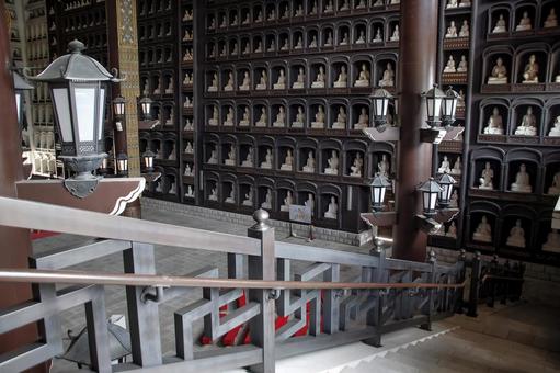 勝山市 清大寺大仏殿の千体仏（福井） 仏像,仏教,寺院の写真素材