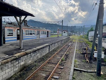 田舎の終着駅 田舎の終着駅 駅,鉄道,車両の写真素材