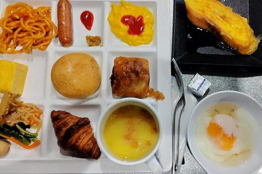 朝食バイキング 朝食バイキング 朝食,和食,料理の写真素材