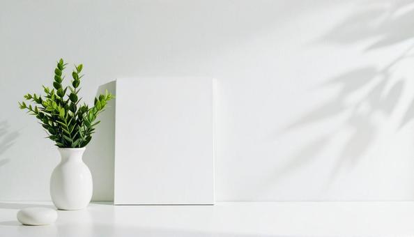 白いフレーム 白いフレームの写真