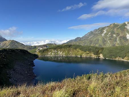 秋のみくりが池　室堂　立山 みくりが池,室堂,立山の写真素材