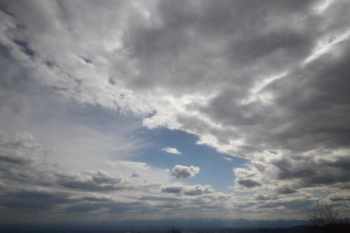 曇り空 曇り空の写真