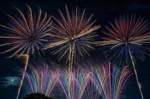 第48回 足立の花火 足立の花火,花火,fireworksの写真素材
