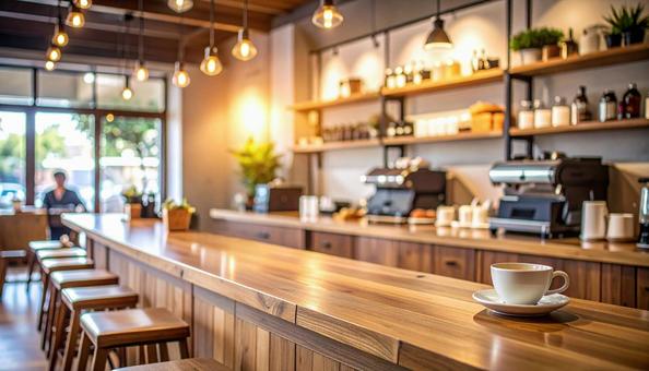 昭和レトロな雰囲気の喫茶店 昭和レトロな雰囲気の喫茶店の写真