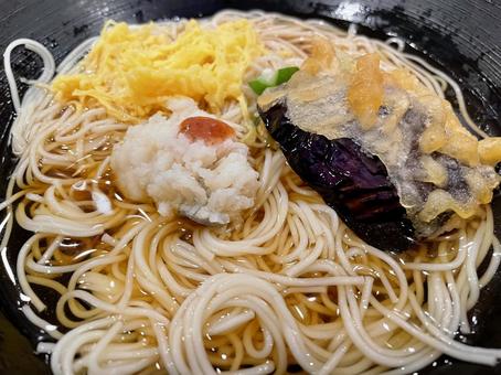 Conger eel and chilled somen noodles in summer, JPG