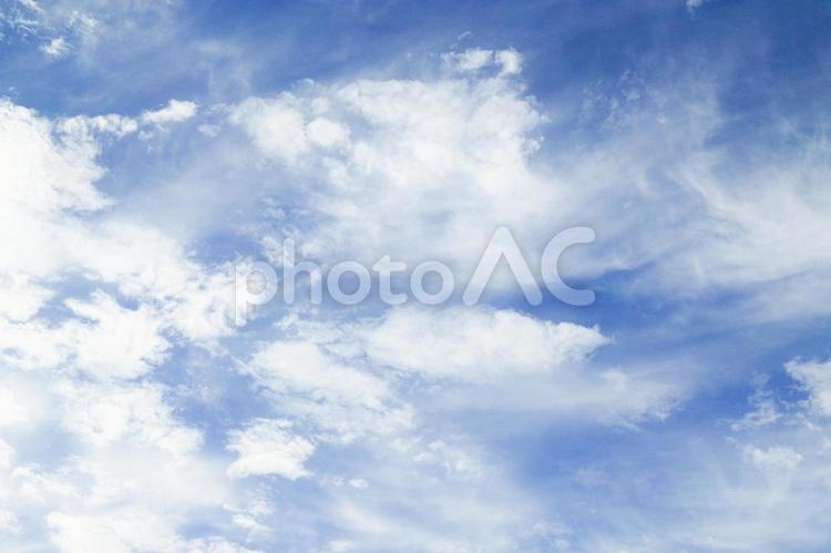爽やかな空 さわやか,雲,青空の写真素材