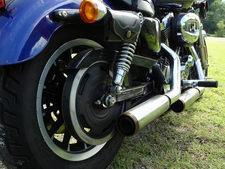 バイクのマフラー バイク,オートバイ,マフラーの写真素材