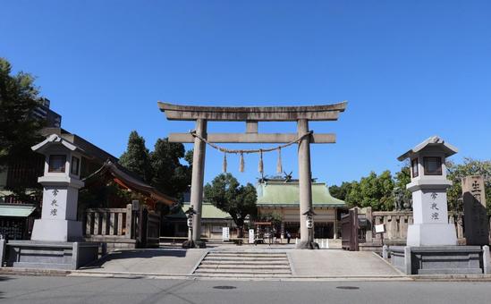 生國魂神社 鳥居 生國魂神社 鳥居 生國魂神社,鳥居,いくくにたまじんじゃの写真素材