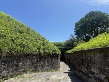 千代ヶ崎砲台跡 千代ヶ崎砲台跡 風景,空,景色の写真素材