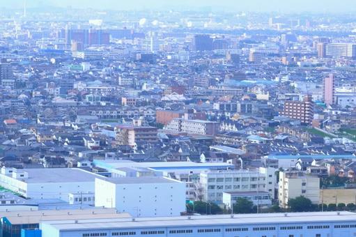 都市ベッドタウンの住宅地（東大阪市） ベッドタウン,住宅地,都市の写真素材
