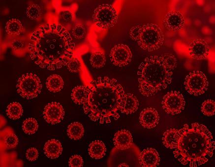 赤いウィルスの背景壁紙の写真